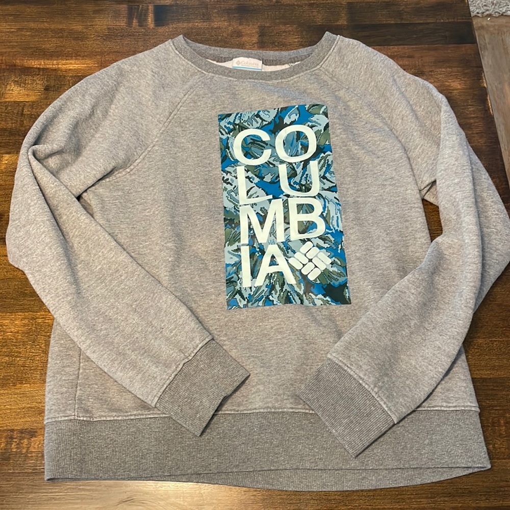 Grey Small columbia crewneck